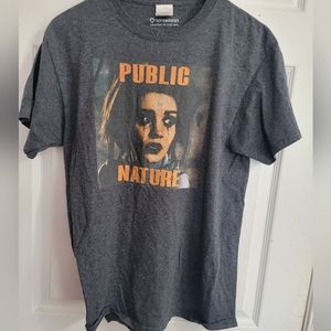 Public Nature Band T Shirt